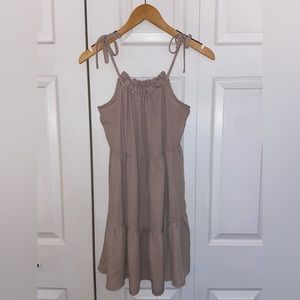 Beige Dress